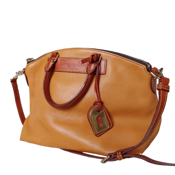 Dooney & Bourke Dillen Leather Satchel Crossbody Bag - Picture 15 of 16